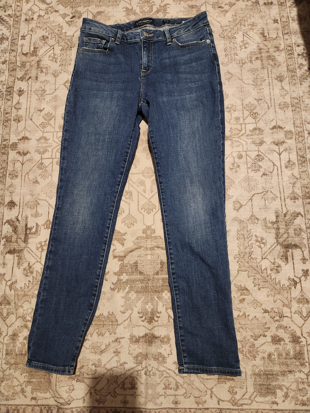 Lucky Brand Women's Medium Blue Skinny Jeans